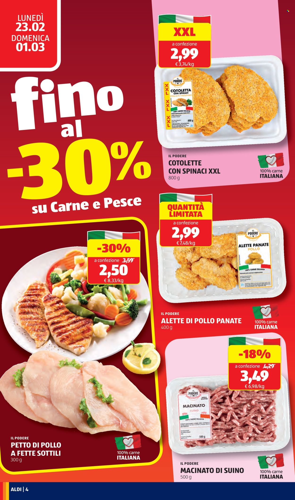 Volantino Aldi - 23/2/2026 - 1/3/2026. Pagina 4