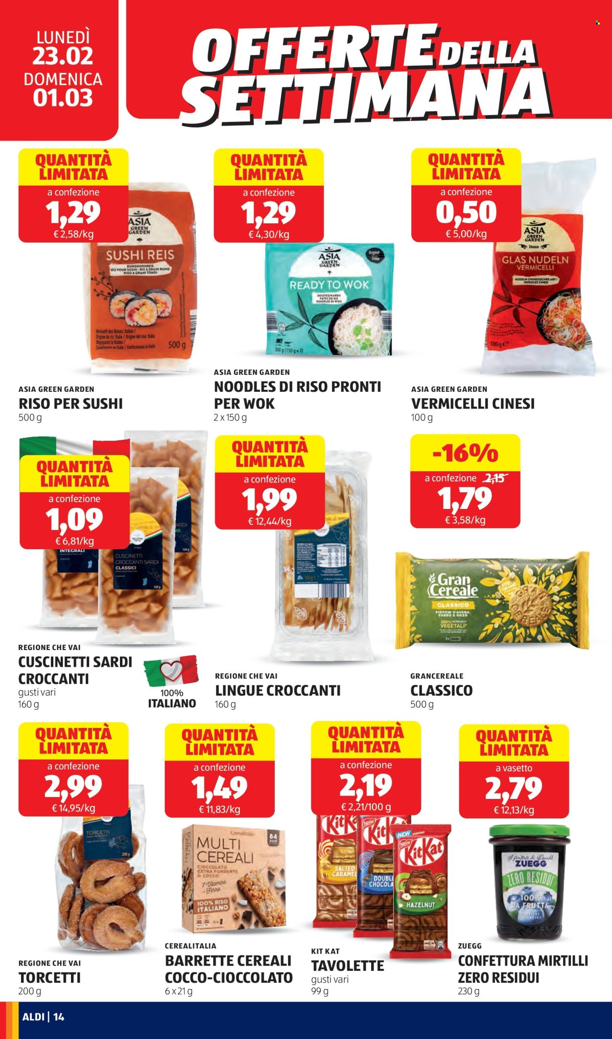 Volantino Aldi - 23/2/2026 - 1/3/2026. Pagina 14