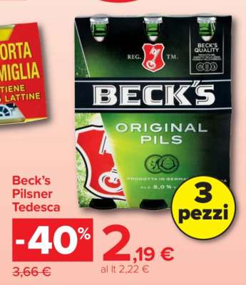 Beck’s Pilsner Tedesca