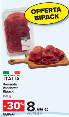 Bresaola Vaschetta Bipack