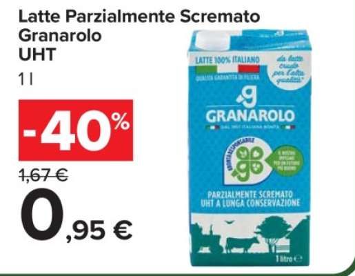 Latte Parzialmente Scremato Granarolo UHT