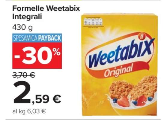 Formelle Weetabix Integrali