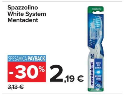 Spazzolino White System Mentadent