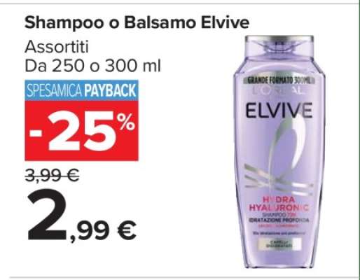 Shampoo o Balsamo Elvive