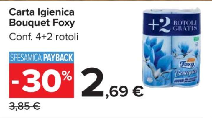 Carta Igienica Bouquet Foxy