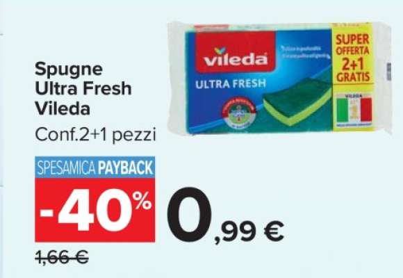 Spugne Ultra Fresh Vileda