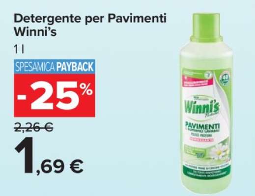 Detergente per pavimenti Winni’s