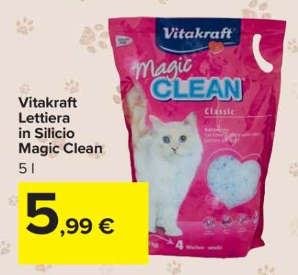 Vitakraft Lettiera in Silicio Magic Clean
