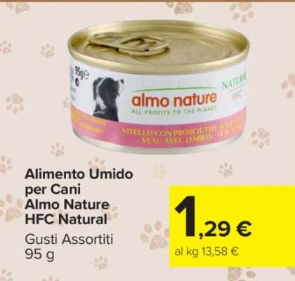 Alimento Umido per Cani Almo Nature HFC Natural