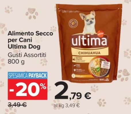 ALIMENTO SECCO PER CANI ULTIMA DOG