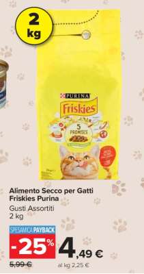 Alimento Secco per Gatti Friskies Purina