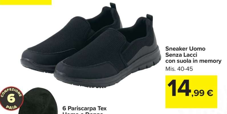 Sneaker Uomo Senza Lacci