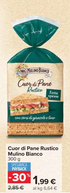 CUOR DI PANE RUSTICO MULINO BIANCO