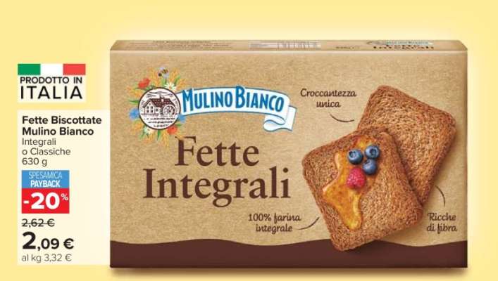 Fette Biscottate Mulino Bianco
