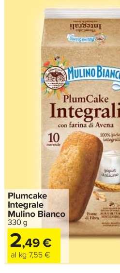 Plumcake Integrale Mulino Bianco