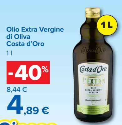 Olio Extra Vergine di Oliva Costa d'Oro