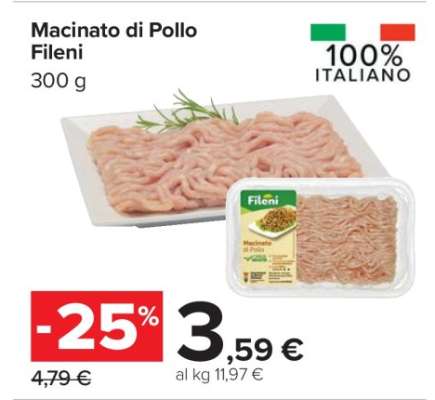 Macinato di Pollo Fileni
