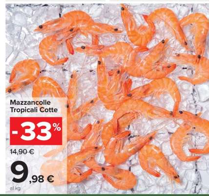 Mazzancolle Tropicali Cotte
