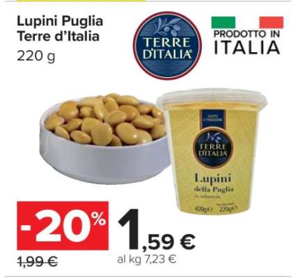 Lupini Puglia Terre d’Italia