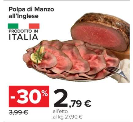 Polpa di Manzo all’Inglese