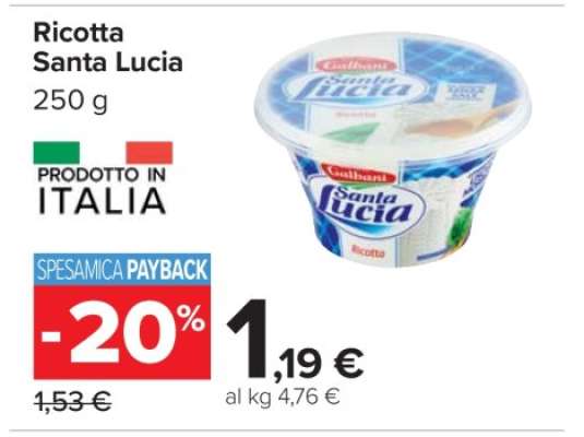 Ricotta Santa Lucia