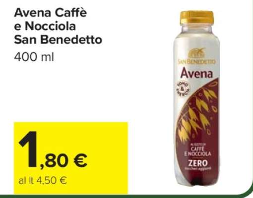 Avena Caffè e Nocciola San Benedetto