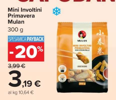 Mini Involtini Primavera Mulan