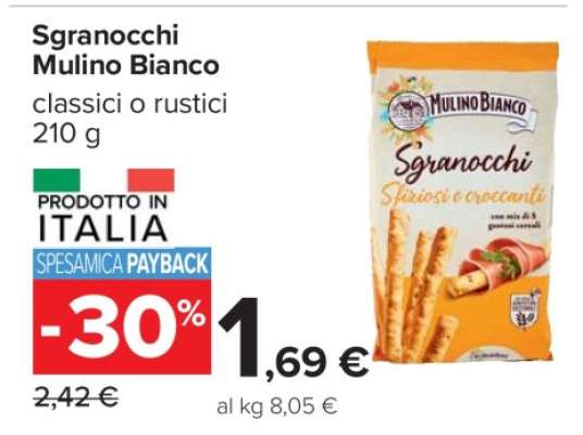 Sgranocchi Mulino Bianco