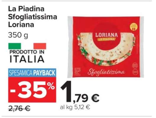 La Piadina Sfogliatissima Loriana