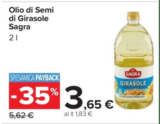 Olio di Semi di Girasole Sagra