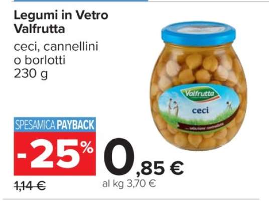 Legumi in Vetro Valfrutta