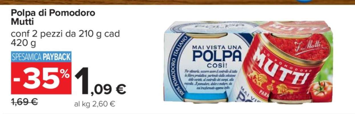 POLPA DI POMODORO MUTTI