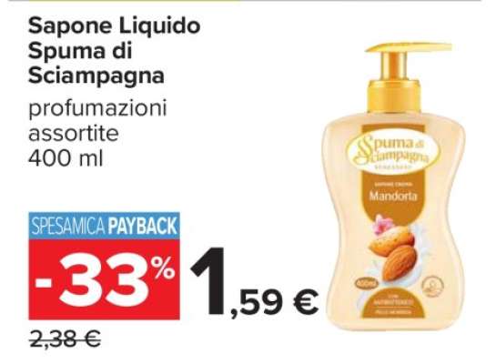 SAPONE LIQUIDO SPUMA DI SCIAMPAGNA