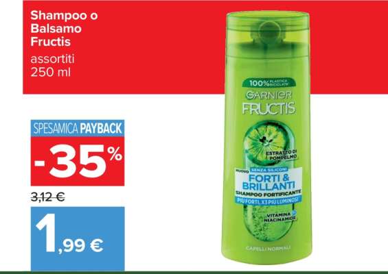 Shampoo o Balsamo Fructis