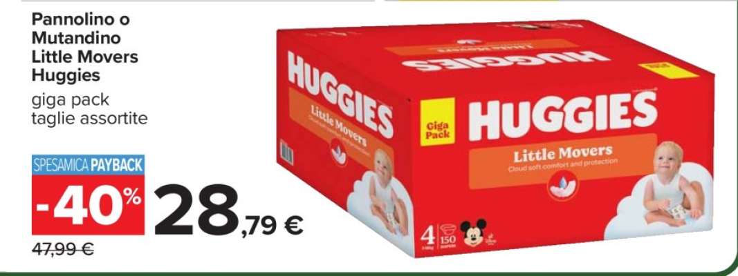 Pannolino o Mutandino Little Movers Huggies