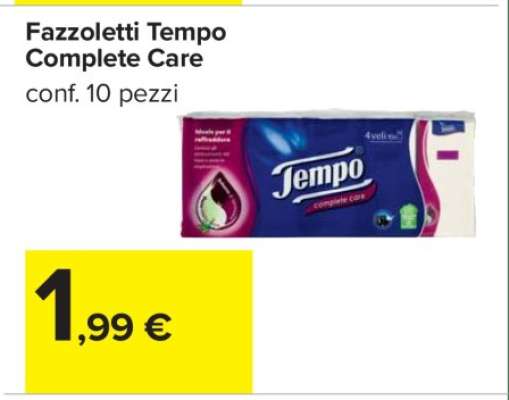 Fazzoletti Tempo Complete Care