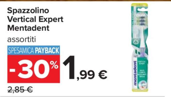 Spazzolino Vertical Expert Mentadent