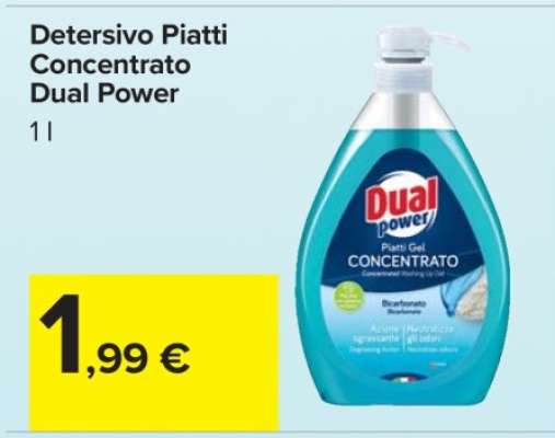 Detersivo Piatti Concentrato Dual Power