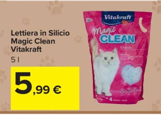 Lettiera in Silicio Magic Clean Vitakraft