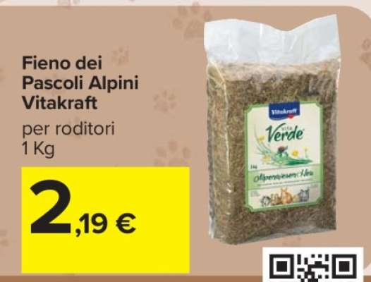 Fieno dei Pascoli Alpini Vitakraft
