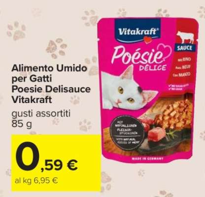 Alimento Umido per Gatti Poesie Delisauce Vitakraft