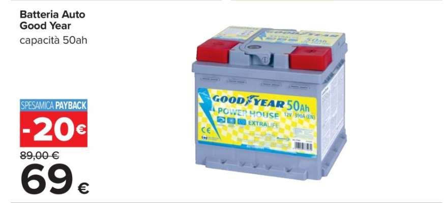 Batteria Auto Good Year