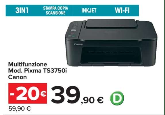 Multifunzione Mod. Pixma TS3750i Canon