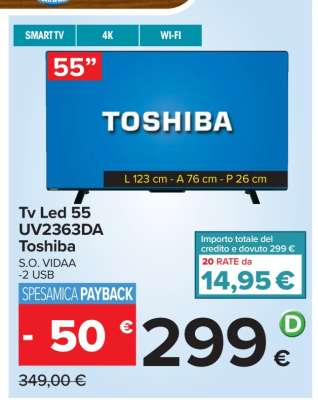 Tv Led 55 UV2363DA Toshiba