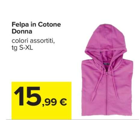 Felpa in Cotone Donna