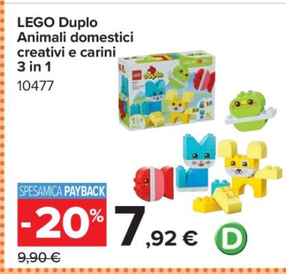 LEGO Duplo Animali domestici creativi e carini 3 in 1