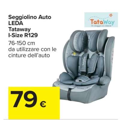 Seggiolino Auto Leda Tataway I-Size R129