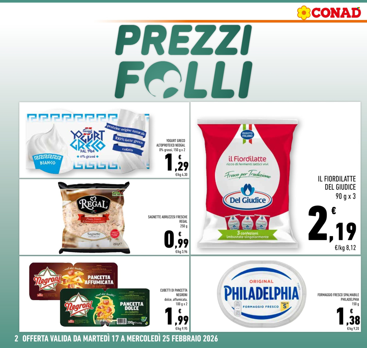 Volantino Conad - 17/2/2026 - 25/2/2026. Pagina 2