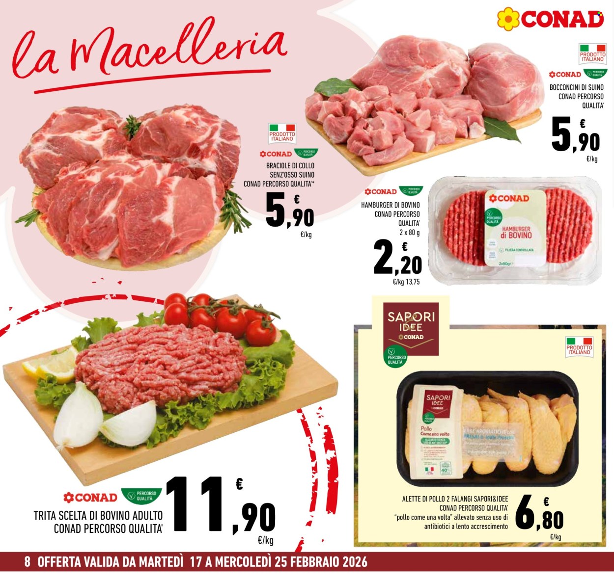 Volantino Conad - 17/2/2026 - 25/2/2026. Pagina 8