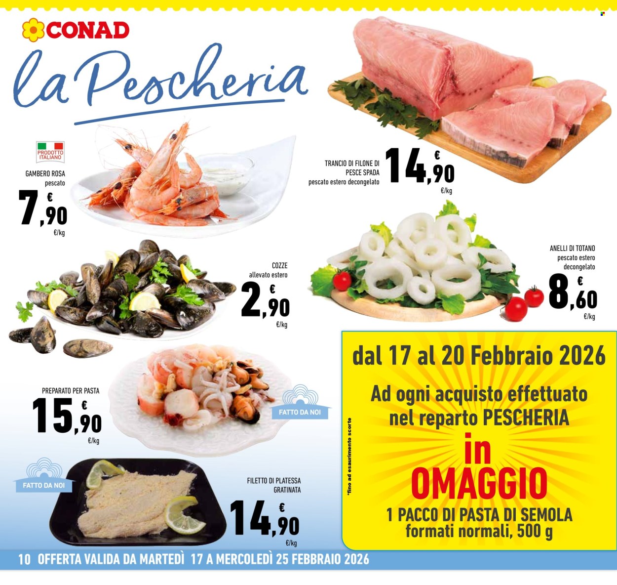 Volantino Conad - 17/2/2026 - 25/2/2026. Pagina 10
